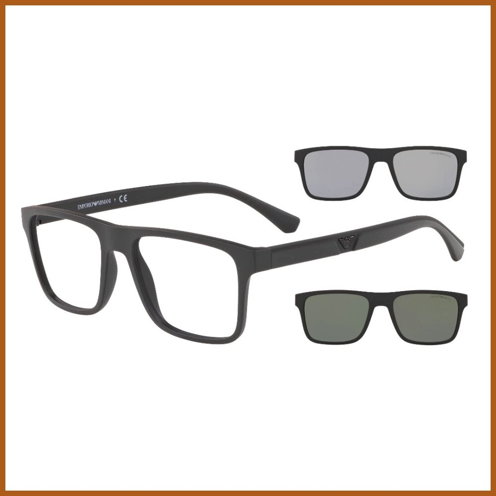 Rectangular Prescription Eyewear Frames With Two … - image 1